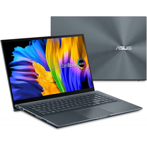 Ноутбук ASUS Zenbook Pro 15 OLED UM535QE-XH71T / 15.6" / AMD Ryzen 7-5800H / NVIDIA GeForce RTX 3050 Ti / 16 GB LPDDR4 / 512 GB SSD