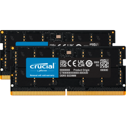  Модуль памяти Crucial 64 Гб (2x32 Гб), 5200 МГц, DDR5, CT2K32G52C42S5, черный