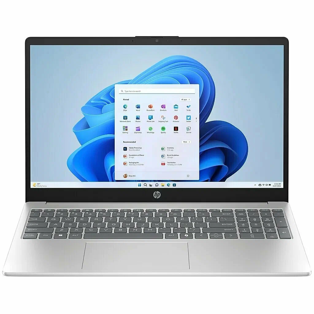 Ноутбук HP 15-fr0682tu (Core i7-13620H, 15.6" 1920x1080, 16GB, 1TB SSD, Intel UHD, Windows 11 Pro) Silver