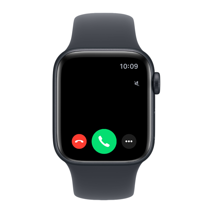 Часы Apple Watch SE 3, 40 мм, алюминий цвета «тёмная ночь», ремешок Sport Band цвета «тёмная ночь» (2025)