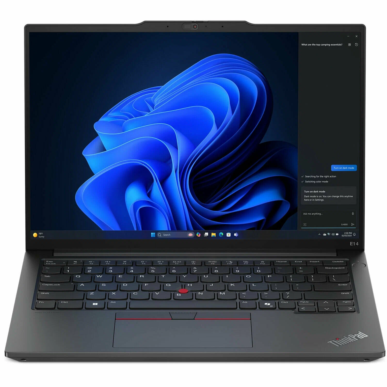 Ноутбук Lenovo ThinkPad E14 Gen 7 14" FHD+ 1920x1200 IPS TS (AMD Ryzen 7-250, 16GB RAM DDR5, 1TB SSD, AMD Radeon 780M, Windows 11 Pro)