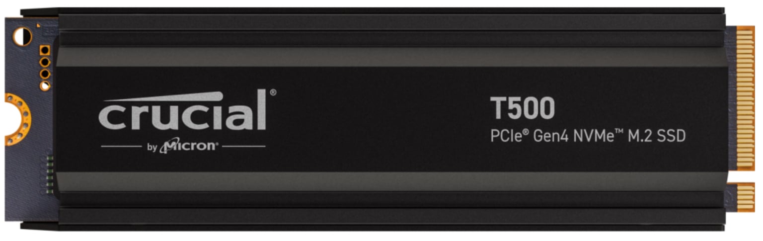 Накопитель SSD диск Crucial T500 2Tb CT2000T500SSD5 с радиатором