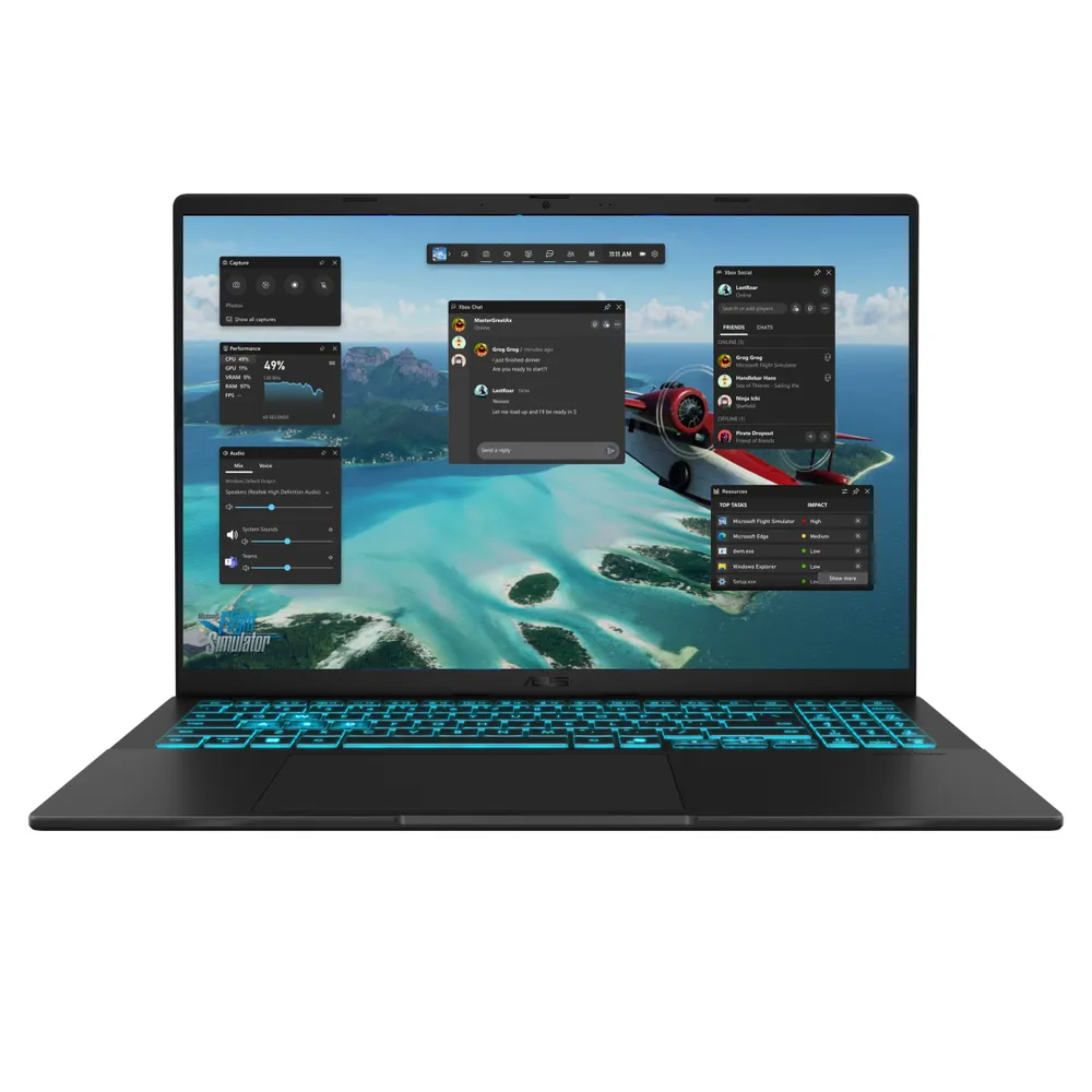 Ноутбук Asus Vivobook V16 16" 1920x1200 FHD+ (Intel Core  5 - 210H, 16 GB DDR5, 1 TB SSD, NVIDIA RTX 5050 8GB, Windows 11 Home) V3607V