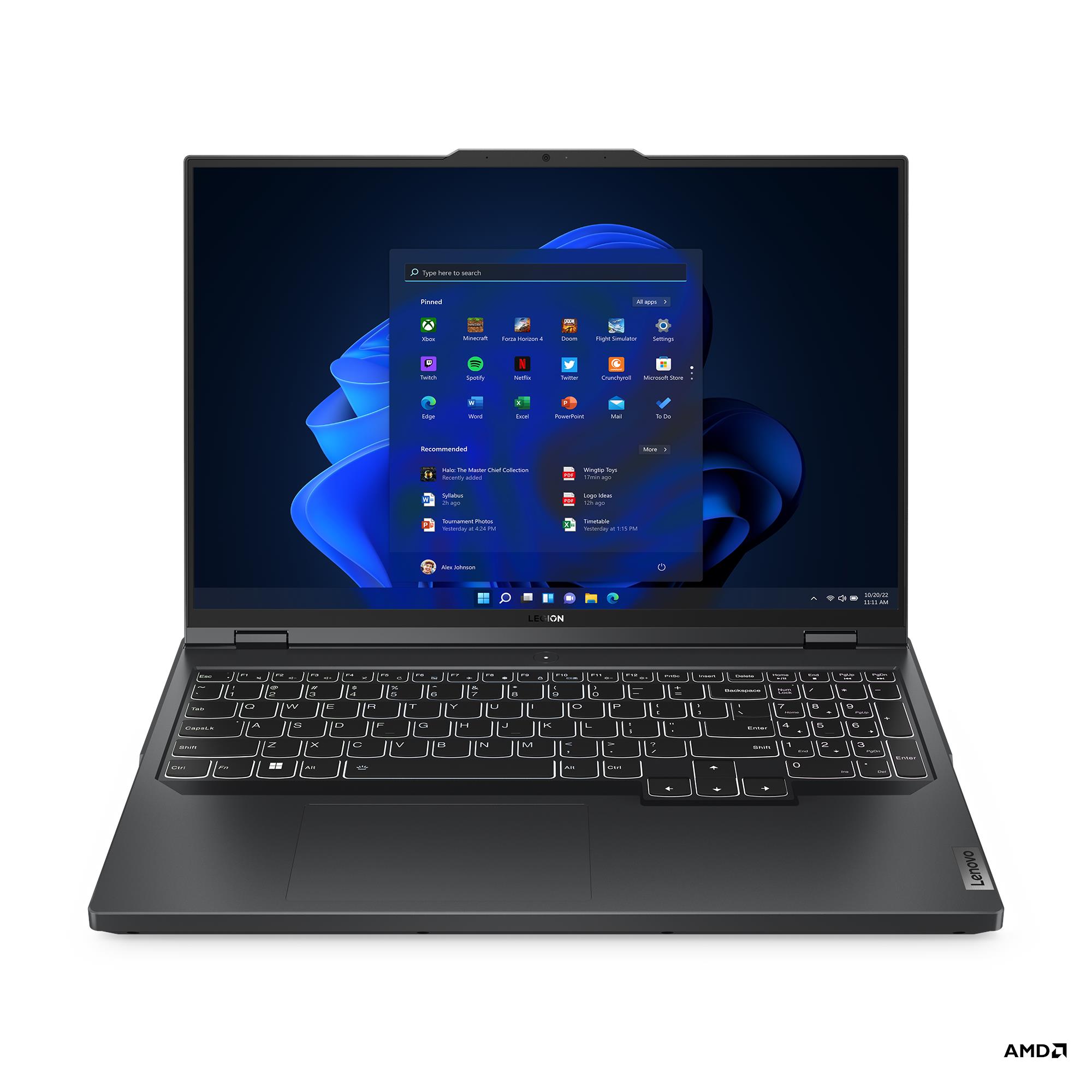 Ноутбук Lenovo Legion Pro 5 16" 2560x1600 WQXGA 165Hz IPS (AMD Ryzen 7 7745HX, 16GB DDR5, 1TB SSD, NVIDIA GeForce RTX 4060, Win 11) 16ARX8 82WM0007US