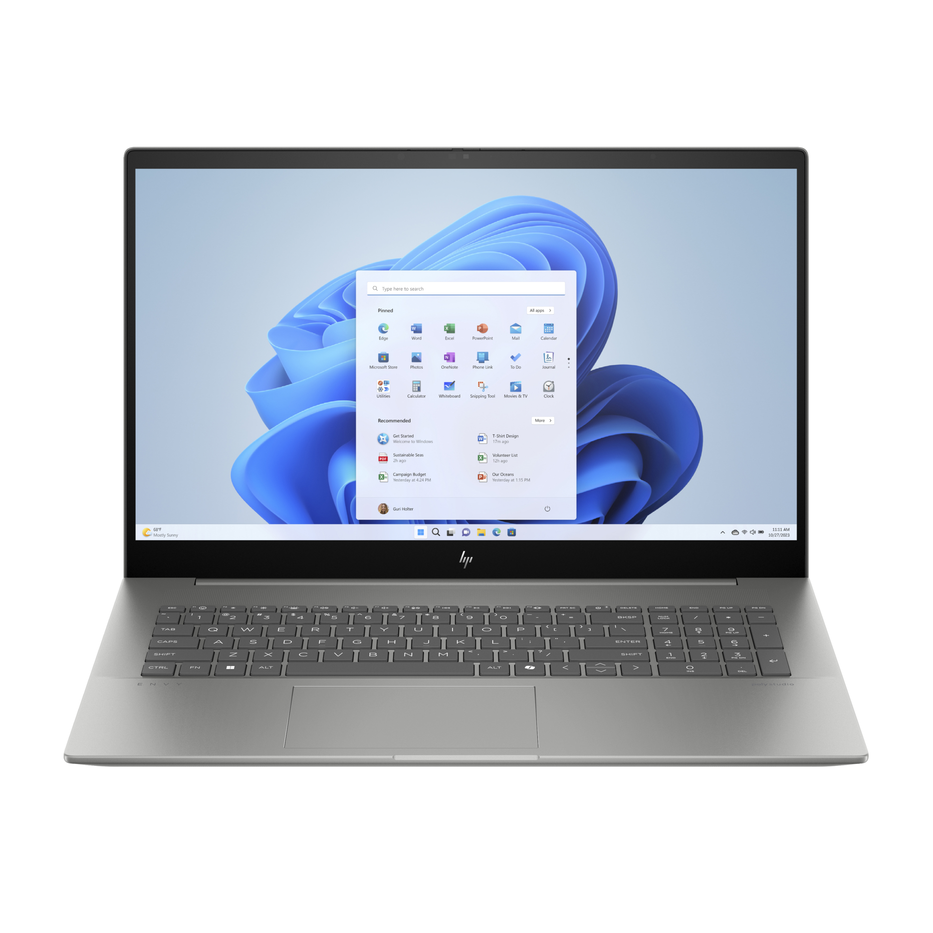 Ноутбук HP ENVY 17 17.3" 1920x1080 FHD IPS (Intel Core Ultra 7 155H, 64GB DDR5 RAM, 2TB SSD, Intel ARC Graphics, Win 11 Home) 17-cw100