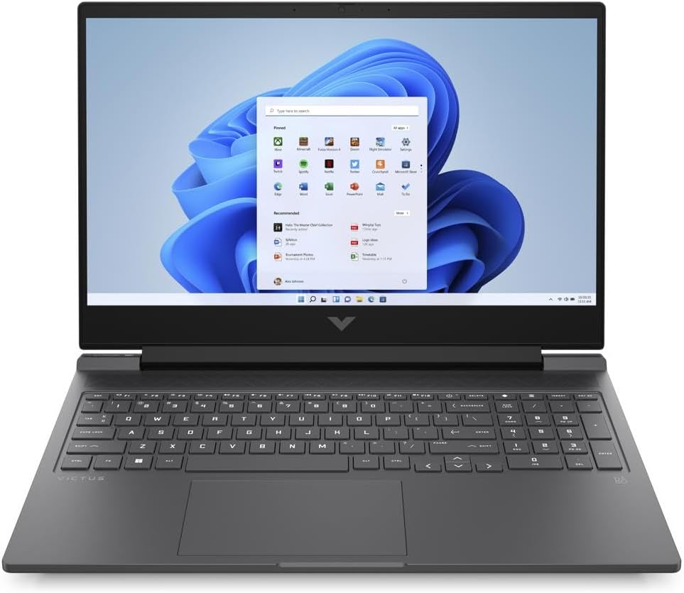 Ноутбук HP Victus 16.1" 1920x1080 FHD 144Hz IPS (AMD Ryzen 7 8845HS, 64GB DDR5, 2TB SSD, NVIDIA GeForce RTX 4070, Windows 11 Home) 16-s1023dx Mica Silver
