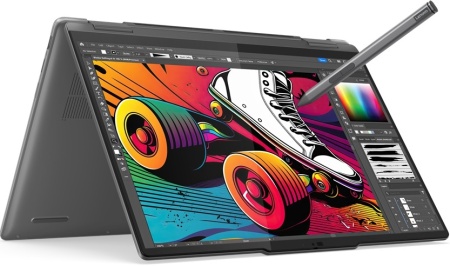 Ноутбук Lenovo Yoga 7 2-in-1 14" Touch 1920x1200 WUXGA OLED (Intel Core Ultra 5 125U, 16GB RAM LPDDR5x, 1TB SSD, Intel Arc Graphics, Windows 11) 14IML9 83DJ0003US