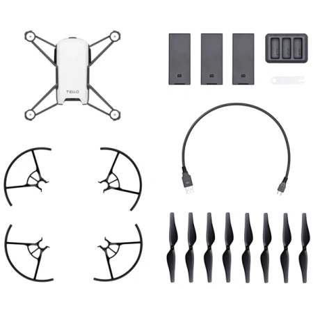 Квадрокоптер DJI Tello Boost Combo (6958265178535) White