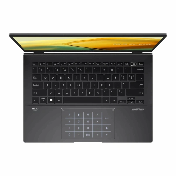 Ноутбук ASUS Zenbook 14 14" 2880x1800 OLED Touch (AMD Ryzen 7 7730U, 16GB RAM DDR5, 512GB SSD, AMD Radeon Graphics, Windows 11 Home) UM3402YA-WS74T