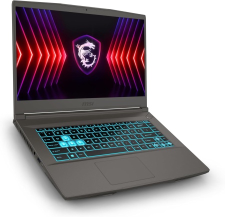 Ноутбук MSI Thin A15 AI 15.6" 1920x1080 FHD 144Hz IPS (AMD Ryzen 9-8945HS, 32GB DDR5, 1TB SSD, NVIDIA GeForce RTX 4060, Windows 11 Home) B8VF-270US