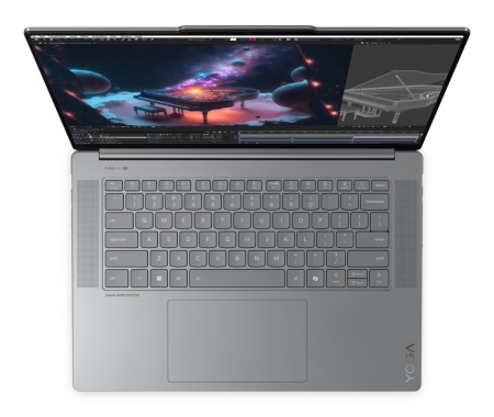 Ноутбук Lenovo Yoga Slim 7 15.3" 2880x1800 Touch 2.8K 120Hz WQXGA+ IPS (Intel Core Ultra 7 256V, 16GB RAM LPDDR5x, 1TB SSD, Intel Arc Graphics 140V, Windows 11) Luna Grey 15ILL9 83HM0000US