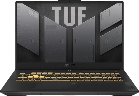 Ноутбук ASUS TUF 17.3" 2560x1440 240Hz WQHD IPS (Intel Core i7-13620H, 16GB DDR5 RAM, 1TB SSD, NVIDIA GeForce RTX 4070, Windows 11 Home) FX707VI-NS74