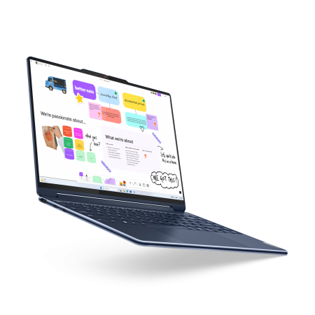 Ноутбук Lenovo Yoga 7i 2in1 14" 2880x1800 120Гц WQXGA+ OLED (Intel Сore Ultra 7 155H, 16GB LPDDR5x RAM, 1TB SSD, Intel Arc Graphics, Windows 11) 14IMH9 83AC0002US Cosmic Blue