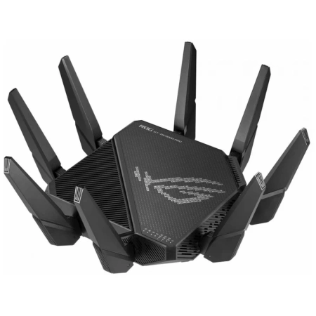 Роутер Wi-Fi ASUS ROG Rapture GT-AXE16000 Quad-band Wi-Fi 6E Extendable Gaming Router, черный