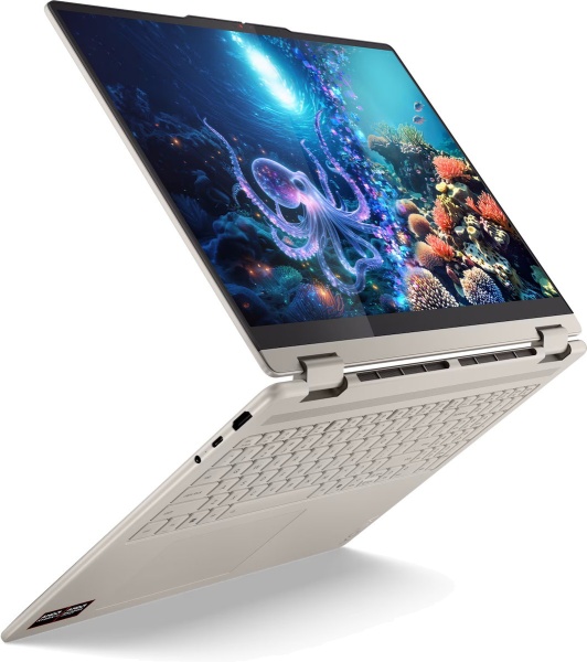 Ноутбук Lenovo Yoga 7 2-in-1 14AKP10 14" Touch 1920x1200 WUXGA OLED TS ( AMD Ryzen AI 5 340 , 16GB RAM LPDDR5X, 512GB  SSD, AMD Radeon 840M, Windows 11) 83JR00002US