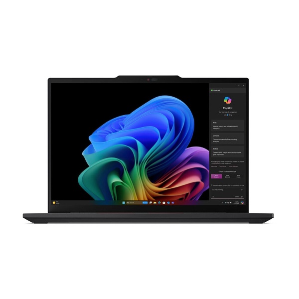 Ноутбук Lenovo ThinkPad T14s Gen 6 14" 1920x1200 FHD+ IPS (Qualcomm Snapdragon X Elite, 32GB RAM LPDDR5X, 1TB SSD, Qualcomm Adreno GPU, Windows 11 Pro) 21N10001US