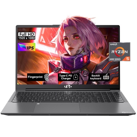 Ноутбук NIMO 15.6" 1920x1080 FHD IPS (AMD Ryzen 5 6600H, 32GB DDR5, 1TB SSD, AMD Radeon 660M, Windows 10)