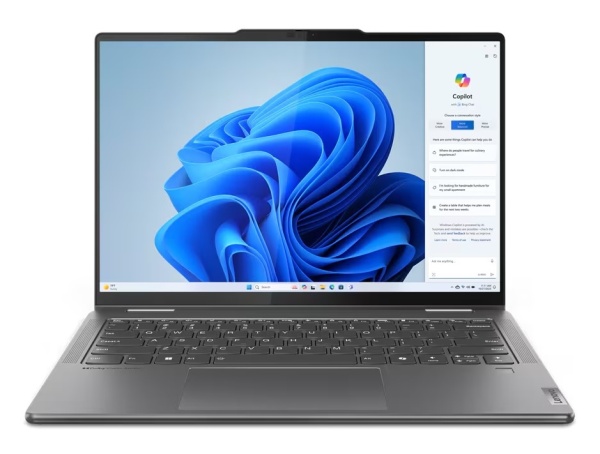Ноутбук Lenovo Yoga 7 2-in-1 14" Touch 1920x1200 WUXGA OLED (Intel Core Ultra 5 125U, 16GB RAM LPDDR5x, 1TB SSD, Intel Arc Graphics, Windows 11) 14IML9 83DJ0003US