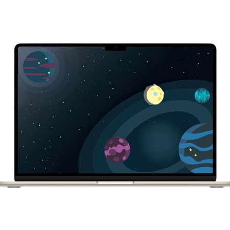 Ноутбук Apple MacBook Air 15” кастомный (M4 10-Core, GPU 10-Core, 24GB, 2TB) («Сияющая звезда» | Starlight)
