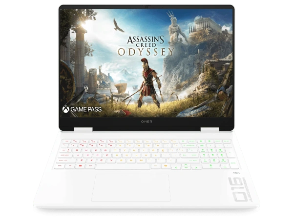 Ноутбук HP OMEN 16.1" 2560x1600 QHD+ 240Hz IPS (Intel Core i9-14900HX, 16GB DDR5, 1TB SSD, NVIDIA GeForce RTX 5070, Windows 11 Home) 16-am0259tx Белый