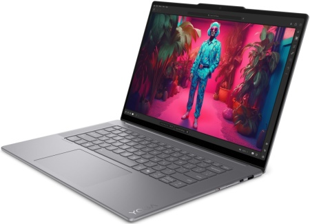 Ноутбук Lenovo Yoga Slim 7 15.3" 2880x1800 Touch 2.8K 120Hz WQXGA+ IPS (Intel Core Ultra 7 256V, 16GB RAM LPDDR5x, 1TB SSD, Intel Arc Graphics 140V, Windows 11) Luna Grey 15ILL9 83HM0000US