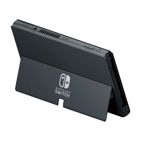 Портативная игровая приставка Nintendo Switch OLED сине-красный