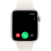 Часы Apple Watch SE, 40 мм, алюминий цвета «сияющая звезда», ремешок Sport Band цвета «сияющая звезда» (2024)