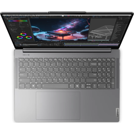 Ноутбук Lenovo Yoga Pro 9i 16" 3200x2000 3.2K 165Hz Touch IPS (Intel Core Ultra 9 185H, 32GB LPDDR5X RAM, 1TB SSD, NVIDIA GeForce RTX 4050, Windows 11 Home) Luna Grey 83DN0006US