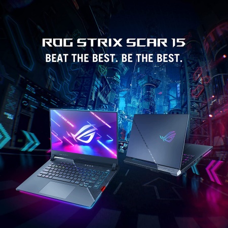 Ноутбук Asus ROG Strix SCAR 15 15.6" 2560x1440 QHD 240Hz IPS (Intel Core i9-12900H, 16GB DDR5 RAM, 1TB SSD, NVIDIA GeForce RTX 3070 Ti, Win 11 Home) G533ZW-AS94Q