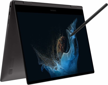 Ноутбук Samsung Galaxy Book2 Pro 360 13.3" 1920x1080 FHD Touch AMOLED (Qualcomm Snapdragon 8cs SC8280, 16GB LPDDR4x, 256GB SSD, Qualcomm Adreno, Win 11) Graphite NP935QNA