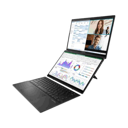 Ноутбук ASUS ZenBook Duo 14" 2880x1800 OLED (Intel Core Ultra 9 185H,  32 GB LPDDR5x, 1 TB SSD, Intel Arc Graphics, Windows 11 Home) UX8406MA-PS99T