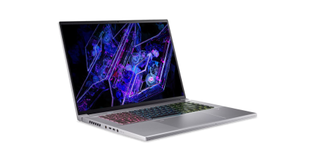 Ноутбук Acer Predator Triton Neo 16 16" 2560x1600 QHD+ 240Hz IPS (Intel Core Ultra 7 155H, 16GB RAM DDR5, 1TB SSD, NVIDIA GeForce RTX 4060, Windows 11) Silver PTN16-51-71DY