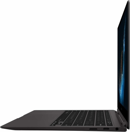 Ноутбук Samsung Galaxy Book2 Pro 360 13.3" 1920x1080 FHD Touch AMOLED (Qualcomm Snapdragon 8cs SC8280, 16GB LPDDR4x, 256GB SSD, Qualcomm Adreno, Win 11) Graphite NP935QNA