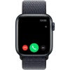 Часы Apple Watch SE, 40 мм, алюминий цвета «тёмная ночь», браслет Sport Loop чернильного цвета (2024)