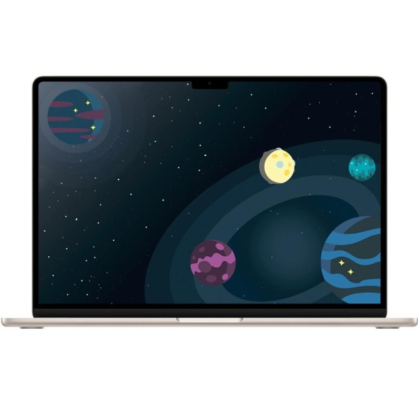 Ноутбук Apple MacBook Air 15" MQKV3 (M2 8-Core, GPU 10-Core, 8GB, 512GB) («Сияющая звезда» | Starlight)